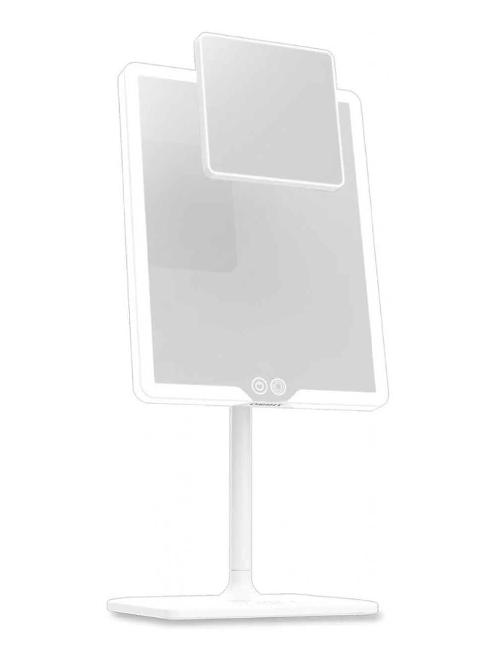 LUNA LONDON *Brand New in Box* Orbit LED Vanity Mirror, Alpine White, 7X/1X Mag